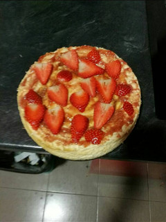 Una foto de Tarta-flan de queso
