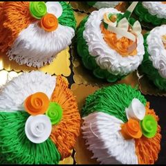 A picture of Tricolour cake.