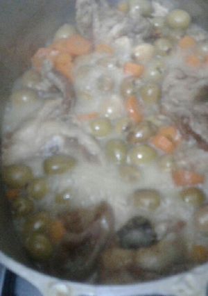 صورة لوصفة زيتون طاجين