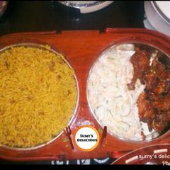A picture of Jallof rice.