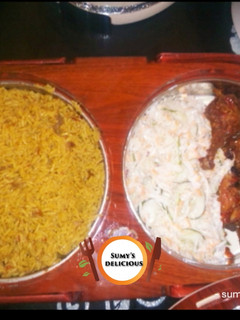 A picture of Jallof rice.