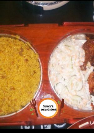 A picture of Jallof rice.