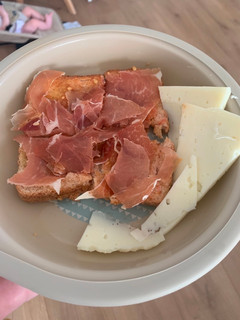 Una foto de Desayuno de Mateo ¡como un señor!