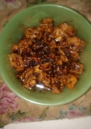 Foto resep "Tahu bumbu pecel simpel"
