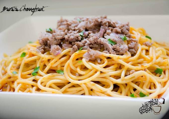 Easiest Way to Make Homemade Spaghetti_Bolognese #Spaghetti_with_meat_and_tomatoe_sauce for Diet Recipe