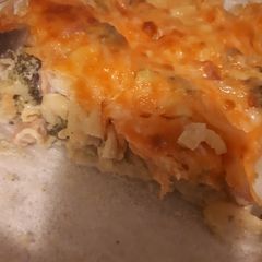 A picture of Ham and broccoli casserole.