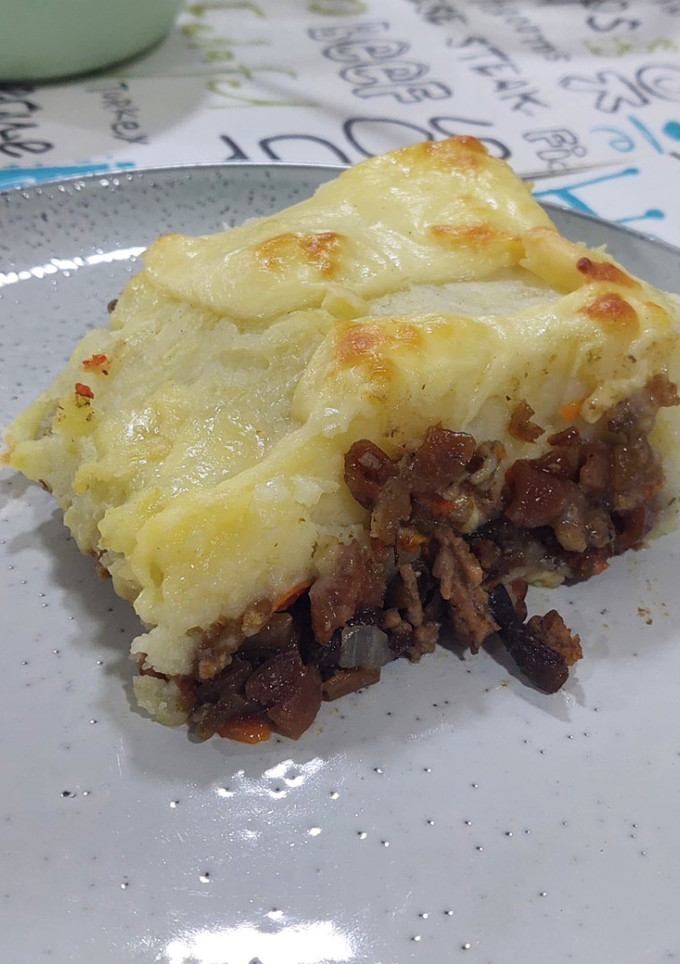 Una foto de Pastel de papa con cochayuyo