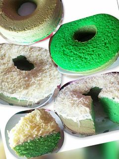 Foto resep Bolu pandan keju