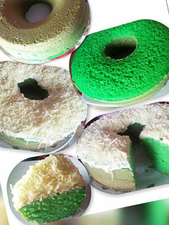Foto resep Bolu pandan keju
