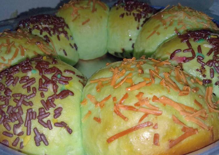 Resep: AppetizingKiller soft bread (pandan)