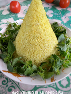 Foto resep Nasi Kuning Dari Kuah Opor