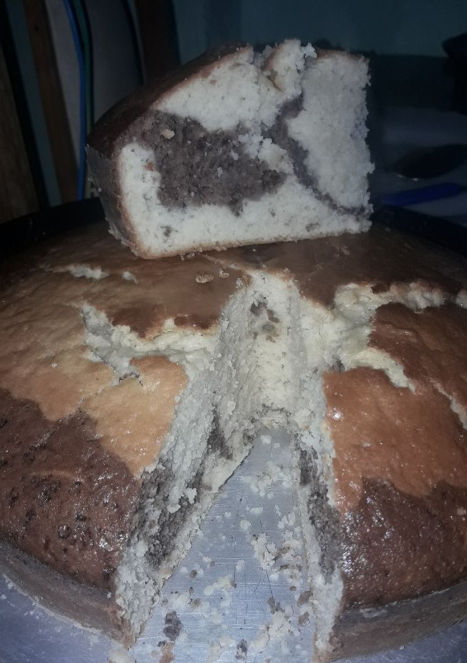 Una foto de Bizcochuelo Marmolado