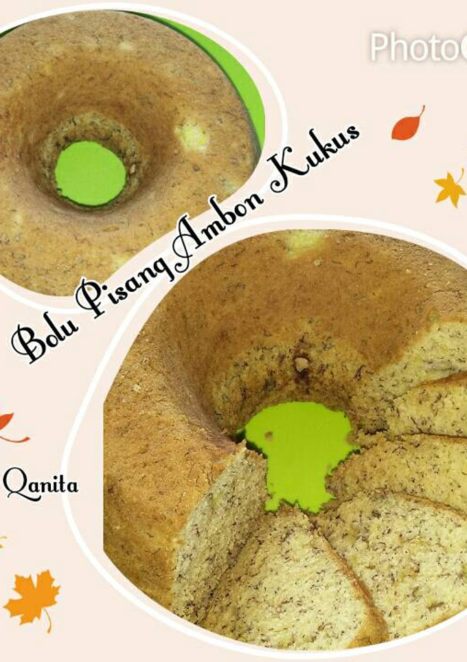 Foto resep Bolu Pisang Ambon Kukus
