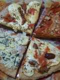 Pizza integral 4 sabores