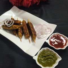 A picture of Veggies seekh kabab.