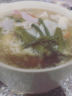 A picture of Pork Sinigang.