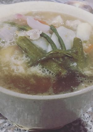 A picture of Pork Sinigang.