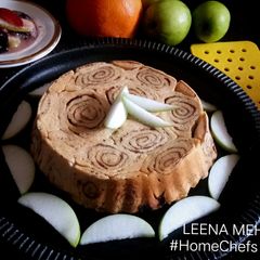 A picture of Winter Fruits Cinnamon Swirl Pie.