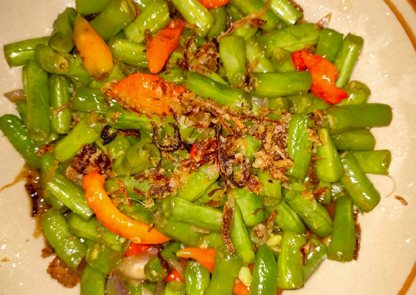 Tumis Buncis Pedas