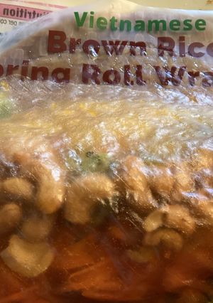 A picture of California Farm Cashew Spring Roll.