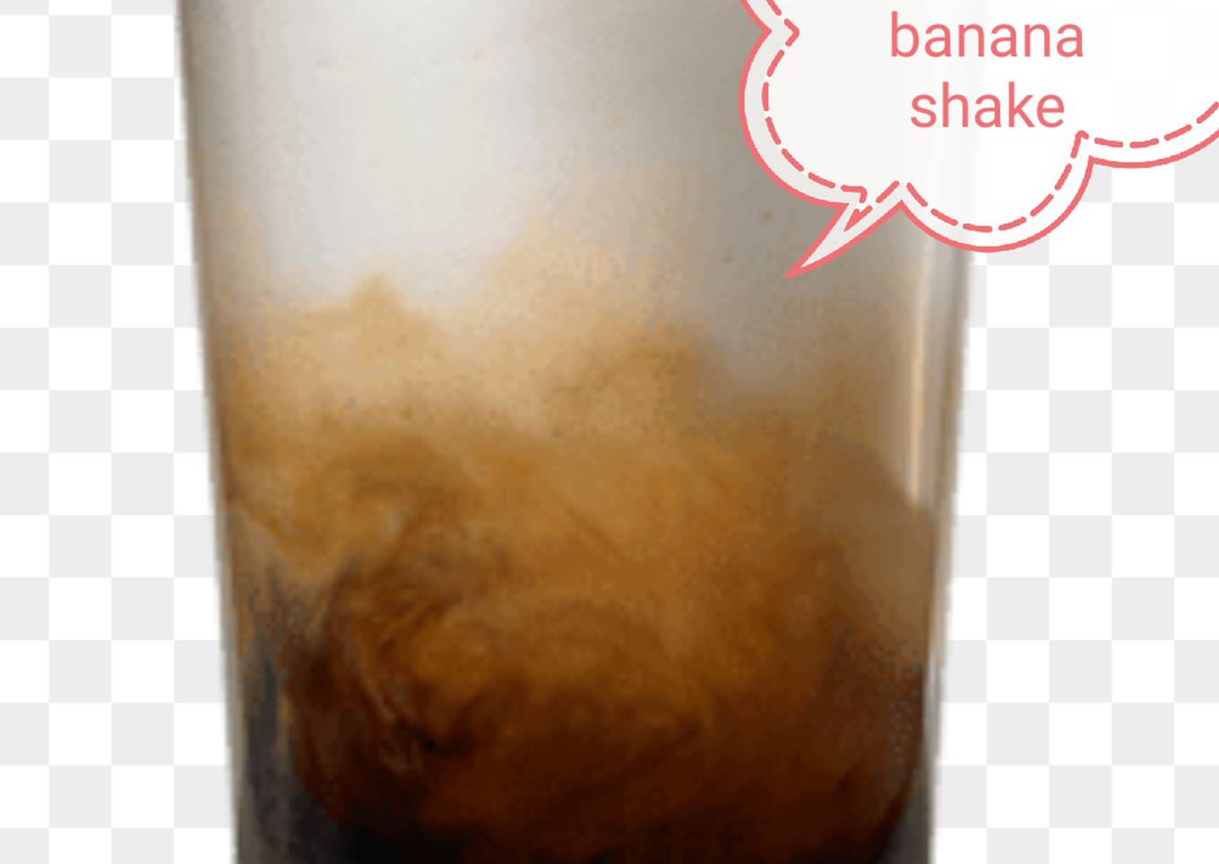 Chocolate banana shake