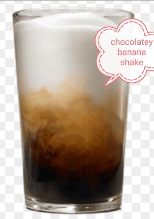 A picture of Chocolate banana shake.