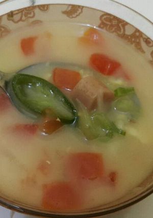 Foto resep Corn Soup Yummy.. :D