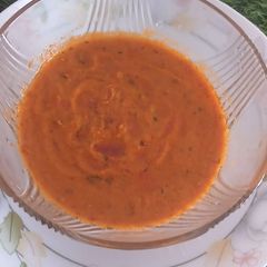 A picture of Tomato garlic peanut chutney.