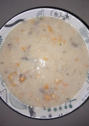 Foto resep Cream Soup Jagung Bumbu Instan
