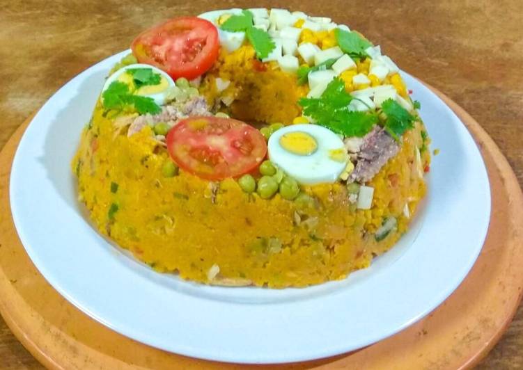 Cuscuz com dois recheios | PALMITO E SARDINHA