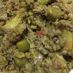 A picture of Sahjan(drumsick flower) sabji.
