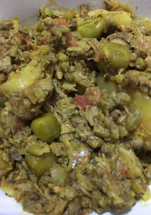A picture of Sahjan(drumsick flower) sabji.