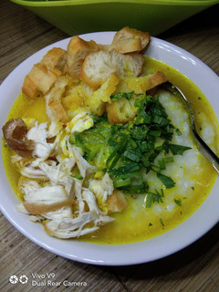 Foto resep Bubur ayam kuah kuning