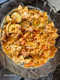Sundried tomato pesto and pasta salad