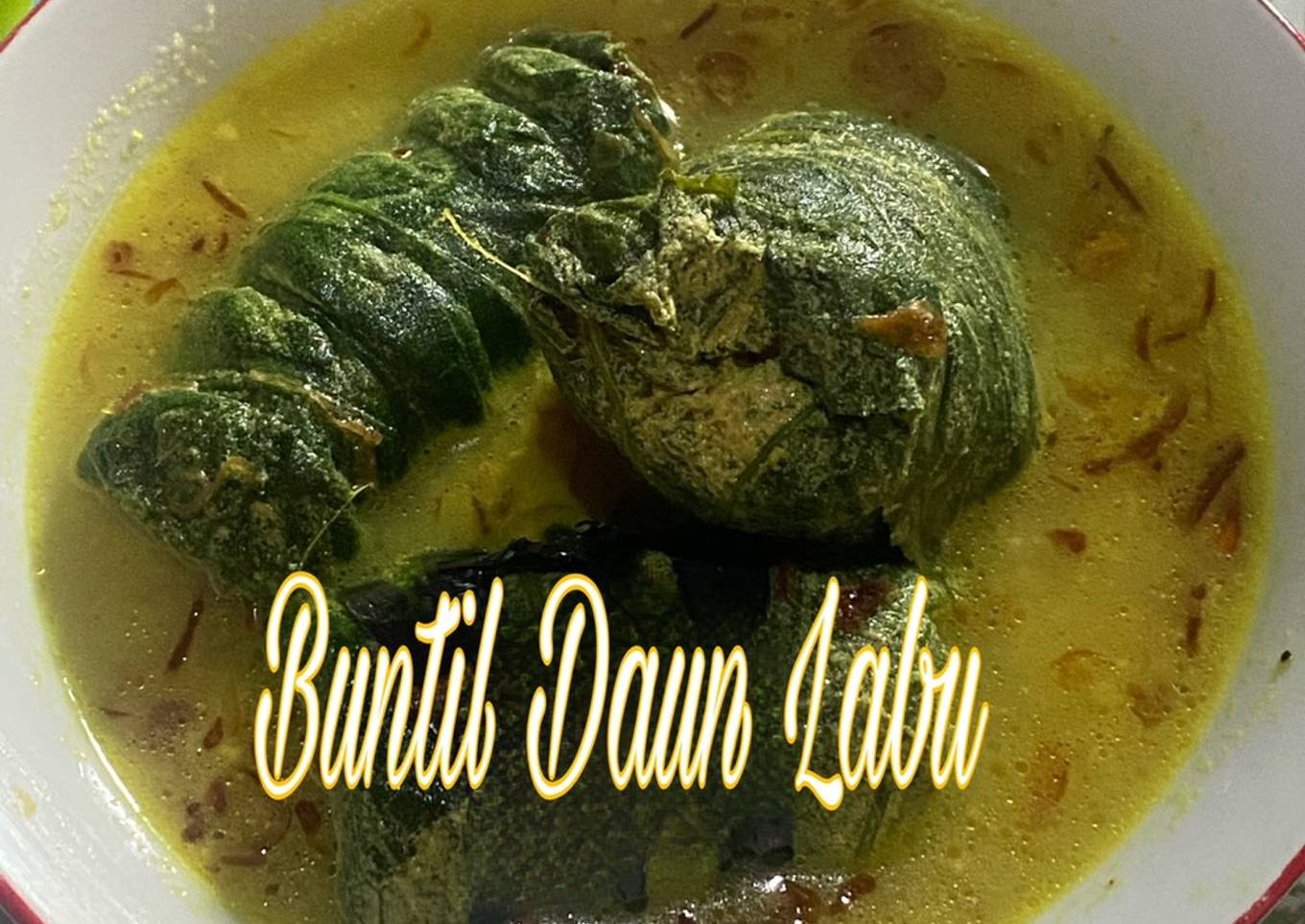 Buntil Daun Labu