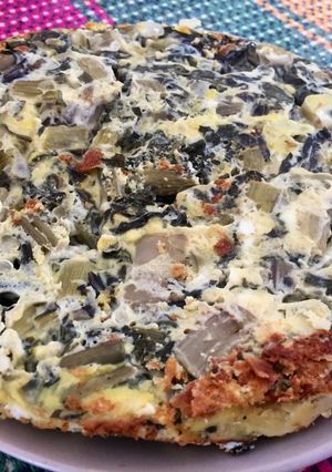 Una foto de Tortilla de acelga