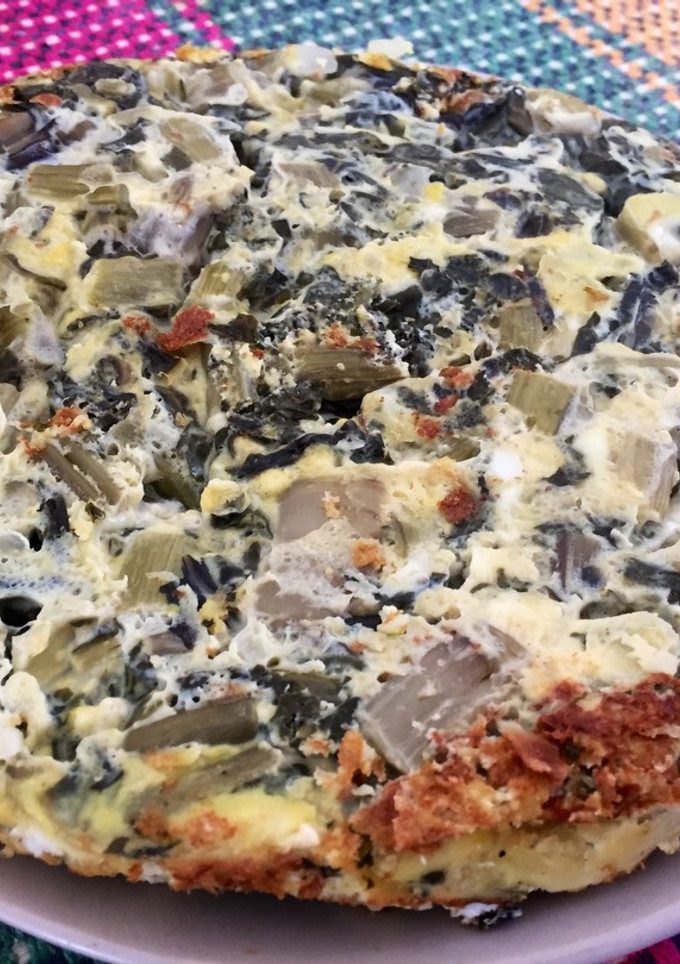 Una foto de Tortilla de acelga