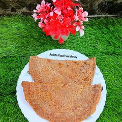 A picture of Water Chestnut And Buckwheat (Chilla).