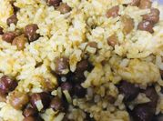A picture of chole rice