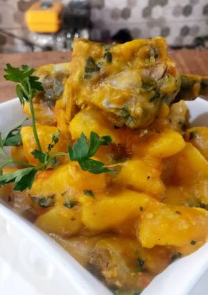 A picture of Yam porriage.