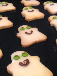 Una foto de Galletas Fantasma para Halloween