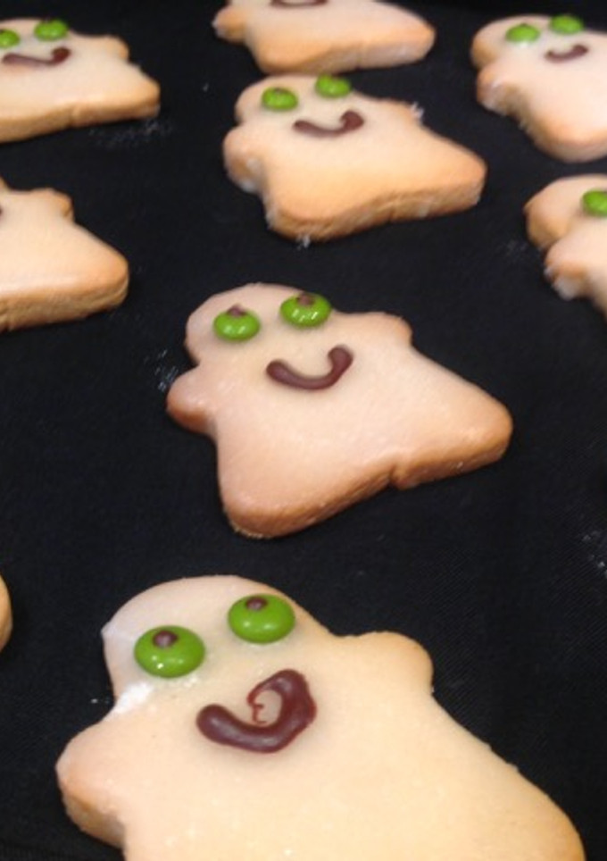 Una foto de Galletas Fantasma para Halloween