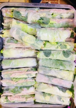 Hình của món Nem cuốn.