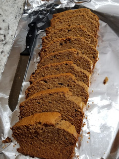 A picture of Banana Bread-Sugar free.