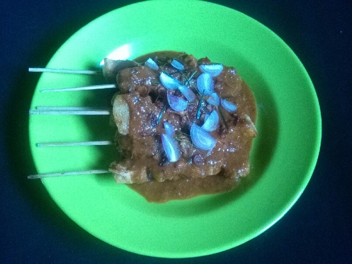 Resep Sate tahu bumbu kacang, Bikin Ngiler