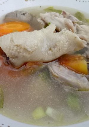 Foto resep Sup ayam kampung 🐔