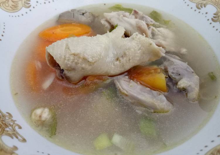 6 Resep: Sup ayam kampung 🐔 Anti Gagal!