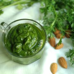 A picture of Coriander Pesto Sauce.