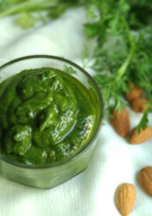 A picture of Coriander Pesto Sauce.