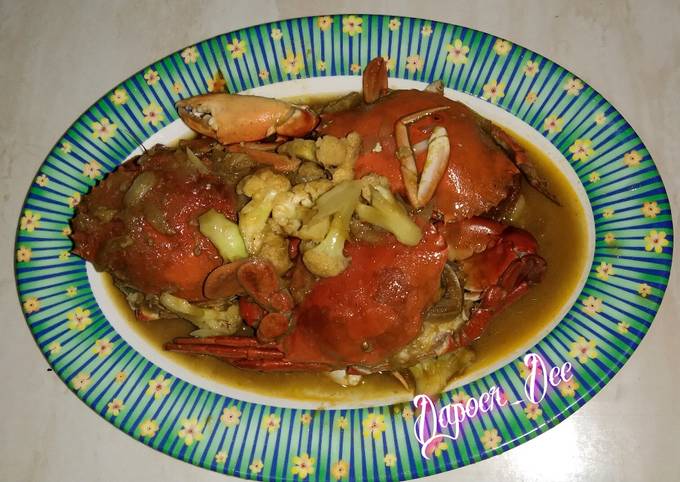 Kepiting asam manis brokoli